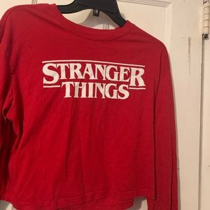 Stranger things crop top